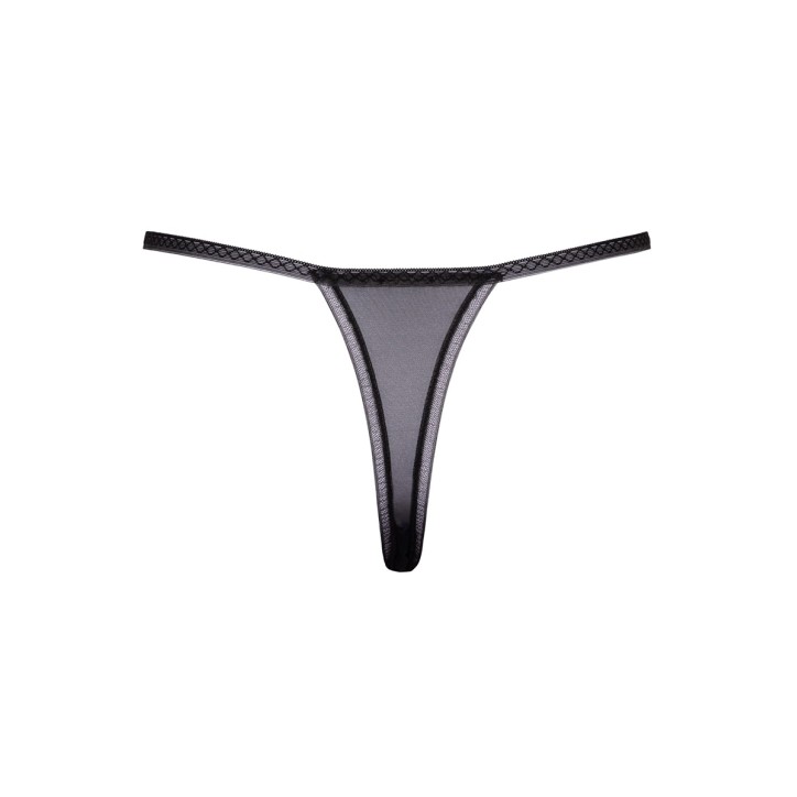 String ouvert Fleur brodée - Cottelli LINGERIE