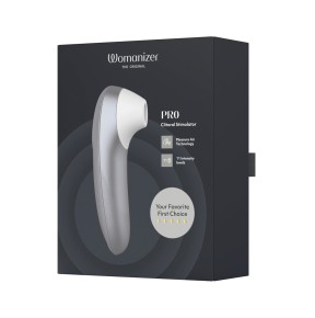 Stimulateur clitoridien Womanizer Pro argent