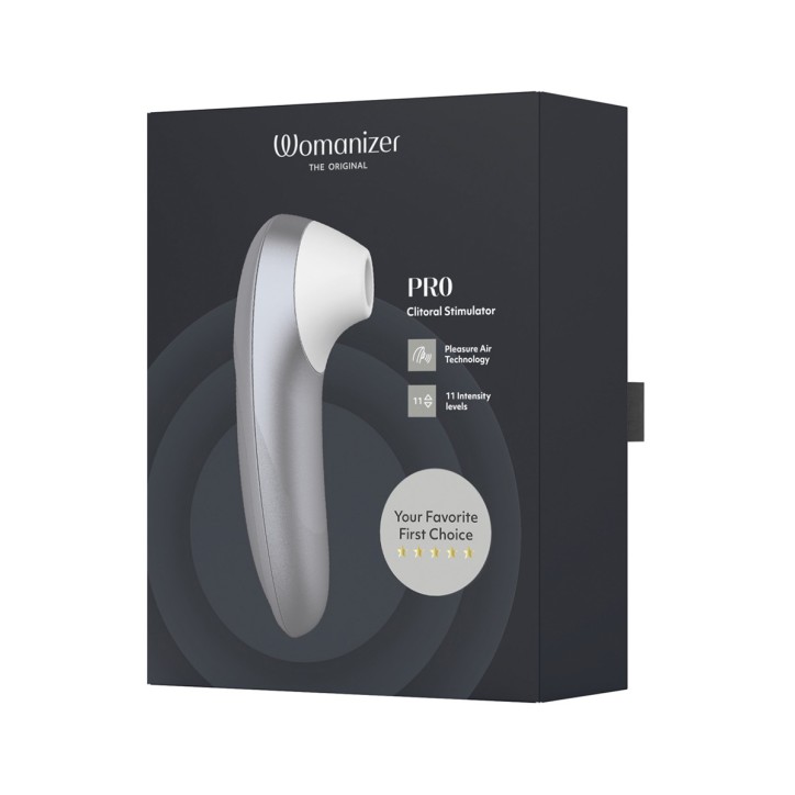 Stimulateur clitoridien Womanizer Pro argent