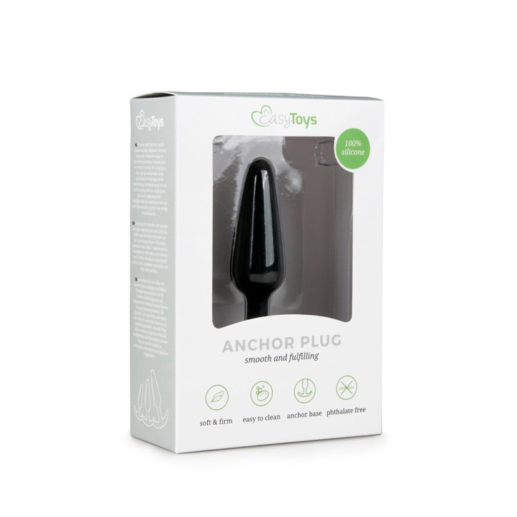 Mini plug Anchor silicone  8 x 2,1 cm - Easytoys