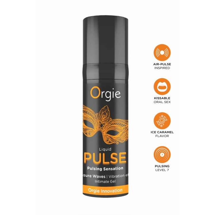 Gel stimulant embrassable Liquid Pulse - Orgie Gel stimulant embrassable Liquid Pulse - Orgie
