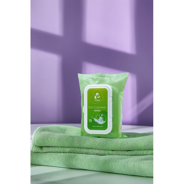 25 lingettes Lingettes nettoyantes pour sextoys - EasyGlide 25 lingettes Lingettes nettoyantes pour sextoys - EasyGlide