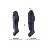Gaine de pénis 3 en 1 Ryzer Black Plum - Man Wan