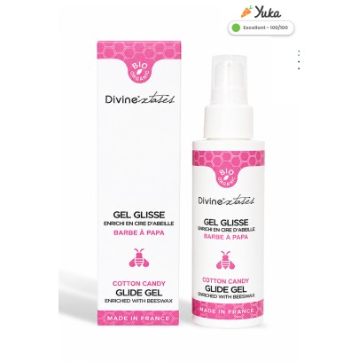 Lubrifiant Bio Barbe à papa 100ml - Divinexstases