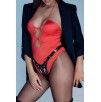 Harnais Fabulous noir vernis - Strap On Me
