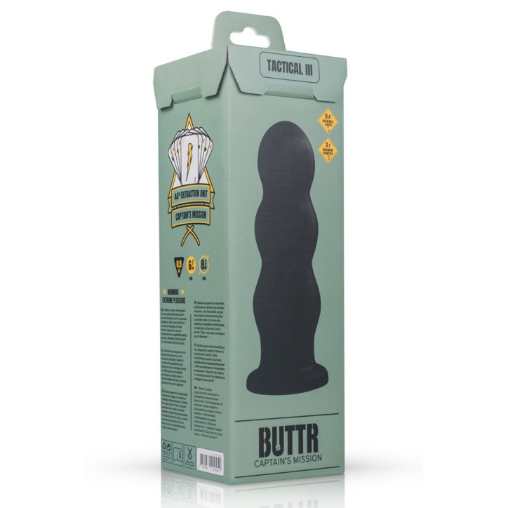Plug anal XXL Tactical III - Buttr Plug anal XXL Tactical III - Buttr