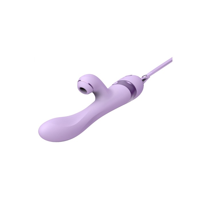 Vibro Rabbit 3 en 1 Purple Sucker - DIK