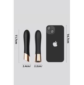 Mini vibro rechargeable en silicone Luxstick - DIK