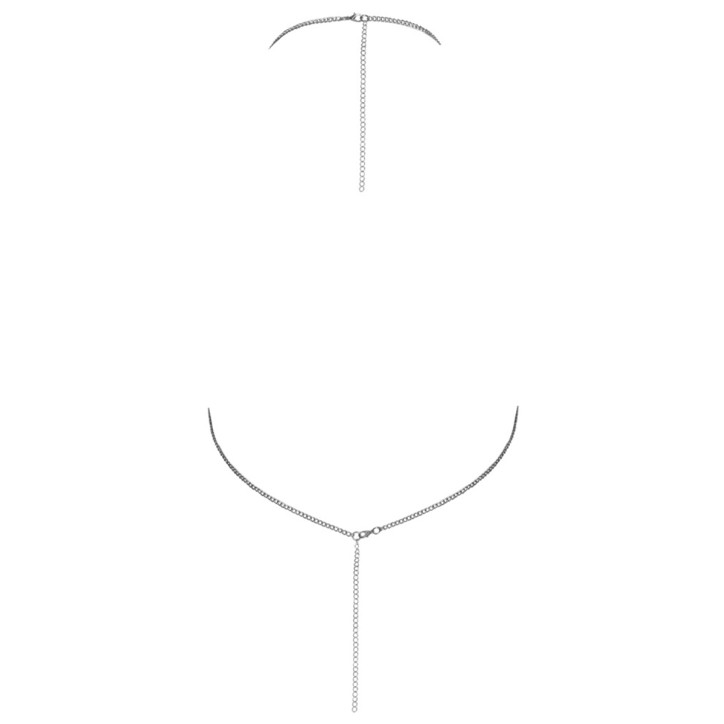 Top en métal argenté - Cottelli ACCESSOIRES