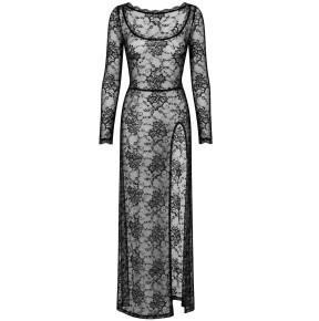 Robe longue One More Kiss F405 - Noir Handmade