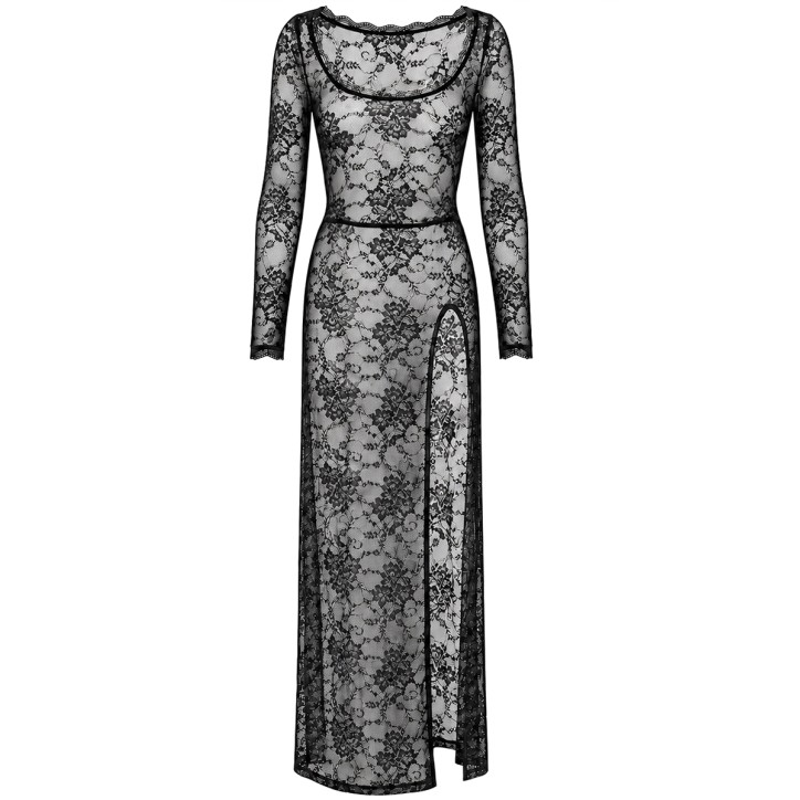 Robe longue One More Kiss F405 - Noir Handmade