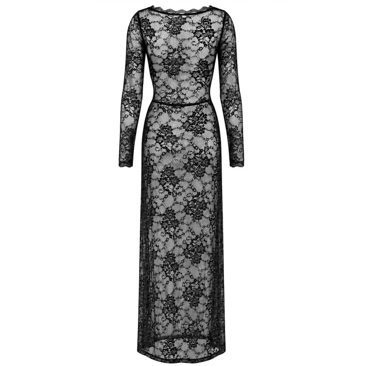 Robe longue One More Kiss F405 - Noir Handmade