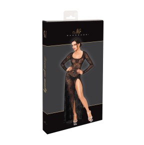Robe longue One More Kiss F405 - Noir Handmade
