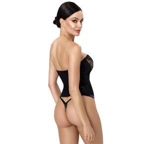 Corset One More Kiss F406 - Noir Handmade