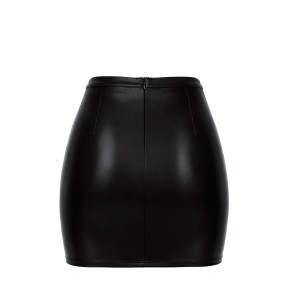 Mini jupe Dark Affair F407 - Noir Handmade