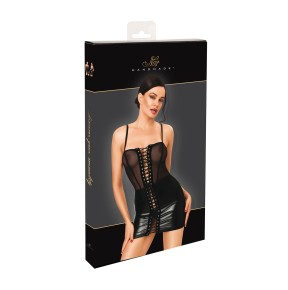 Mini robe Do Not Disturb F409 - Noir Handmade