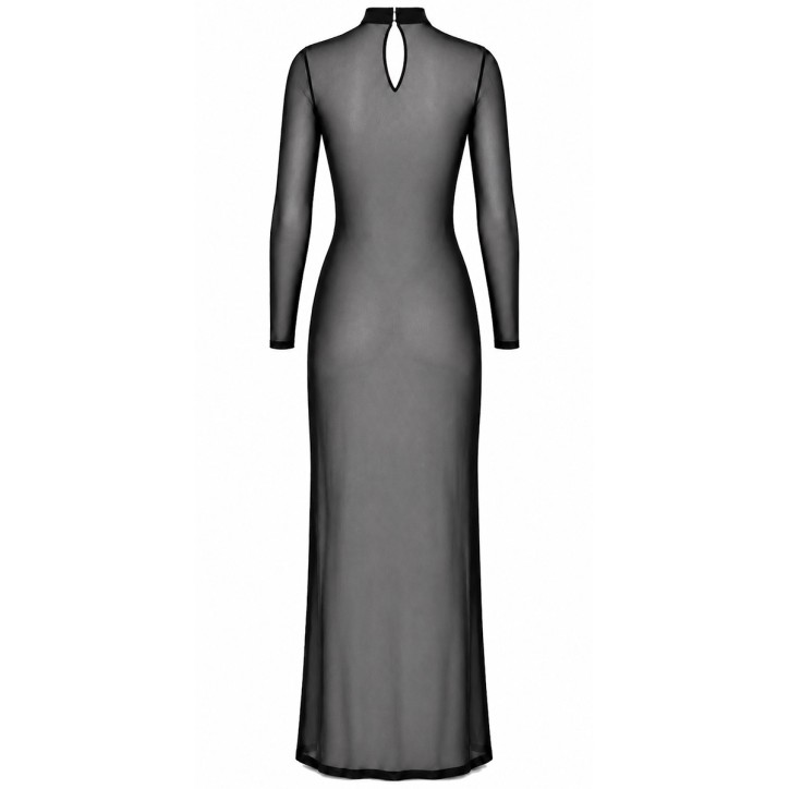 Robe longue Do Not Disturb F410 - Noir Handmade