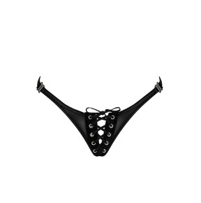 String lacé Do Not Disturb F413 - Noir Handmade