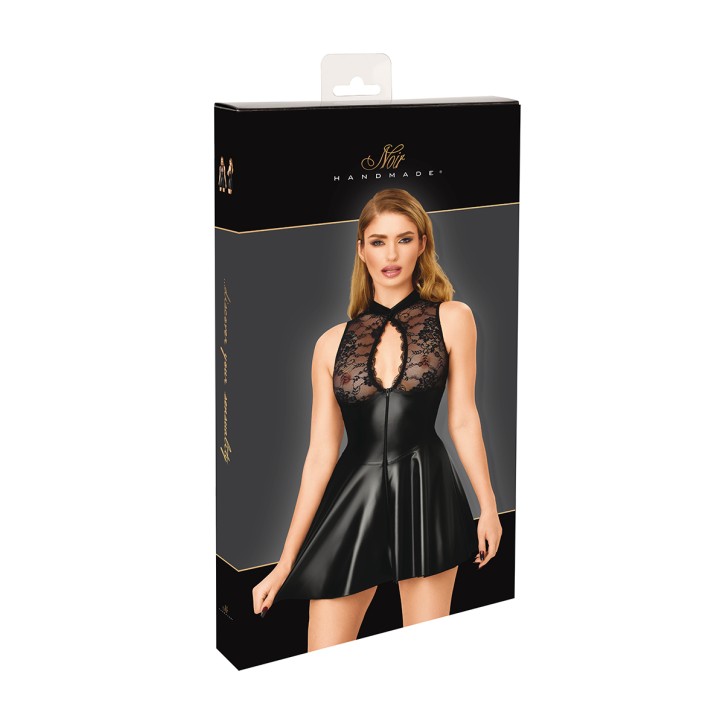 Mini robe One More Kiss F404 - Noir Handmade