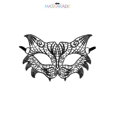 Loup broderie souple Nuit