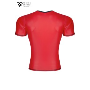 T-shirt wetlook rouge - Regnes