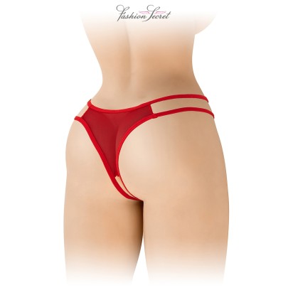 String rouge ouvert Victoria - Fashion Secret
