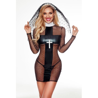 Déguisement sexy de nonne - J Lingerie