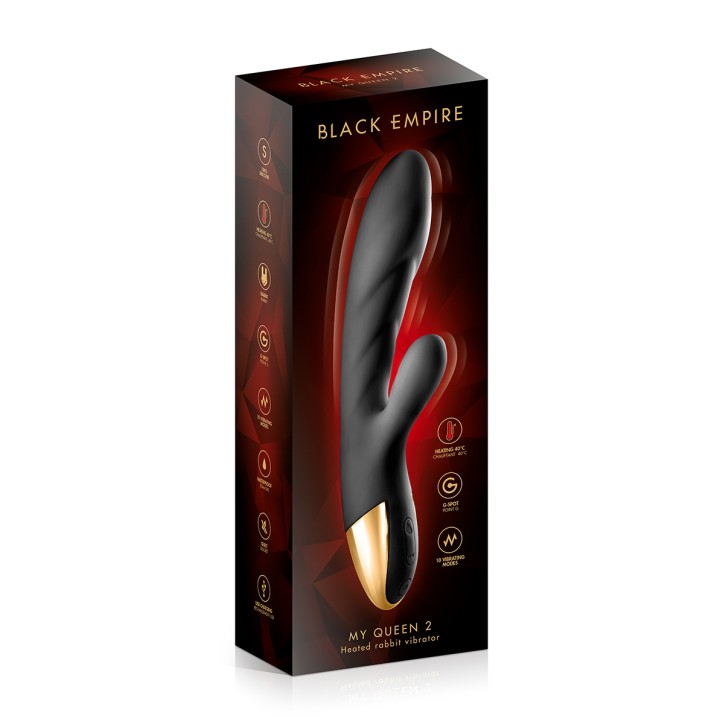 Vibromasseur chauffant My Queen 2 - Black Empire
