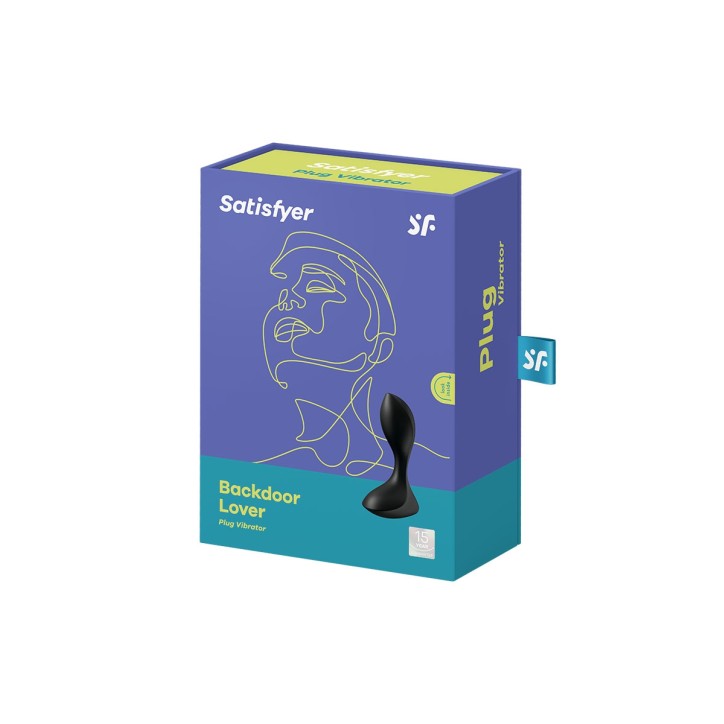 Plug vibrant Backdoor Lover noir - Satisfyer