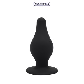 Plug anal The Original Model 2 noir 9,3 cm - SilexD