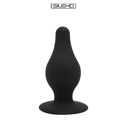 Plug anal The Original Model 2 noir 9,3 cm - SilexD
