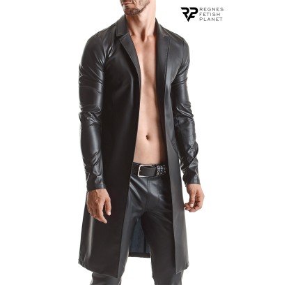 Manteau long wetlook Sergio - Regnes