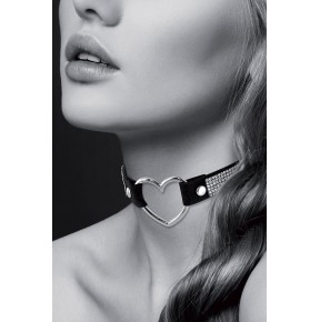 Collier strass et coeur - Bijoux Pour Toi