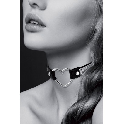 Collier strass et coeur - Bijoux Pour Toi