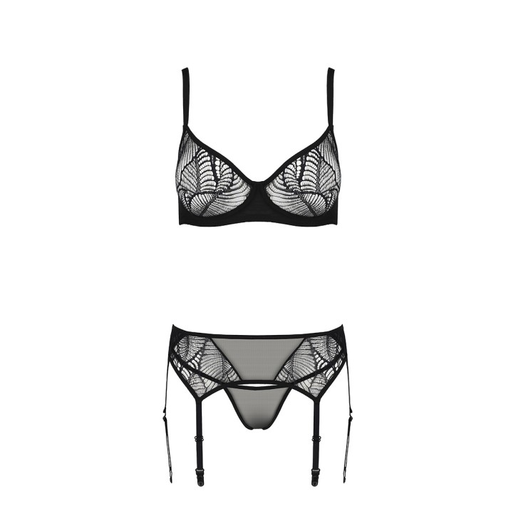 Ensemble à jarretelles Leafa - Passion ECO Collection