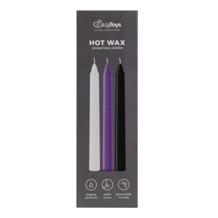 3 Bougies sensuelles Easytoys Fetish Collection