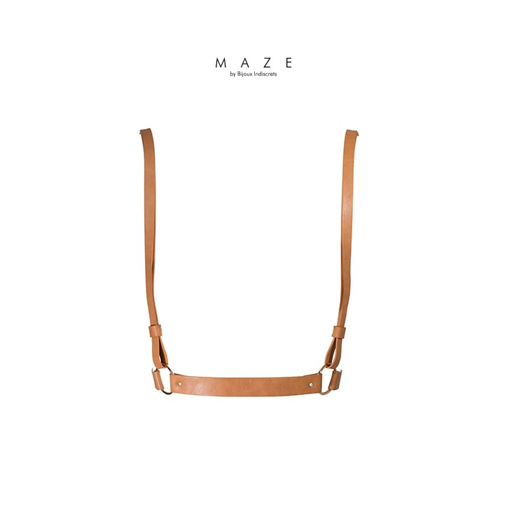 Harnais X marron - Maze