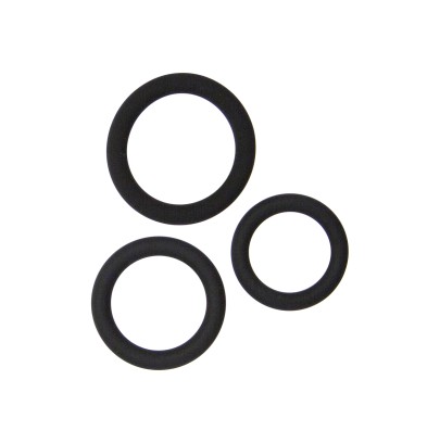 Set 3 cockrings silicone - Litolu
