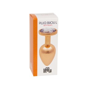 Plug bijou rose gold L - Litolu