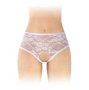 Culotte ouverte blanche Amanda - Fashion Secret