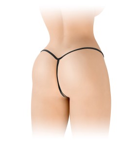 String ficelle ouvert Sandra noir - Fashion Secret