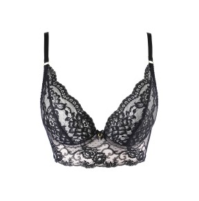Soutien-gorge bustier noir V-10511 - Axami