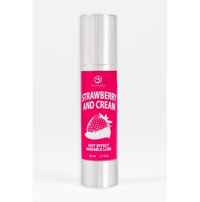 Lubrifiant chauffant goût fraise chantilly - Secret Play