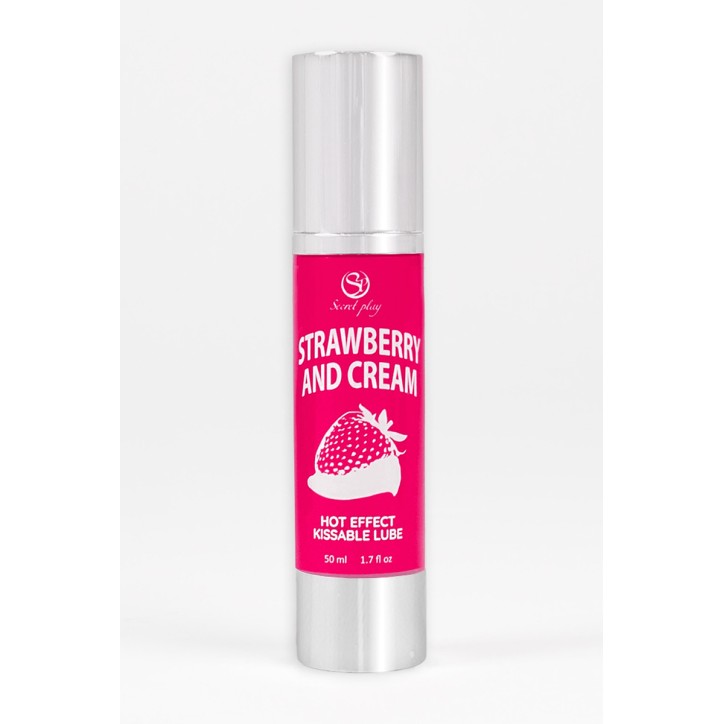Lubrifiant chauffant goût fraise chantilly - Secret Play