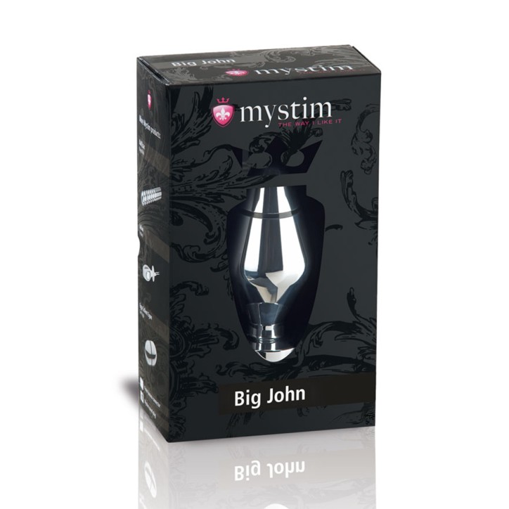 Plug électro-stimulation Big John XL - Mystim Plug électro-stimulation Big John XL - Mystim