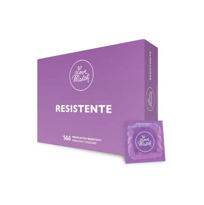 144 Préservatifs résistants Love Match