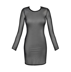 Robe tulle noir V-10639 - Axami