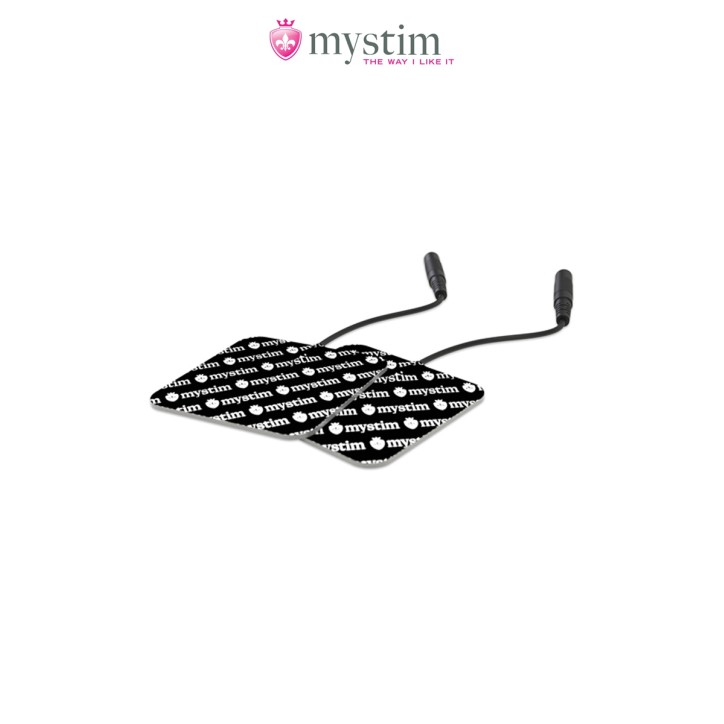 Electrodes carrées auto-adhésives - Mystim Electrodes carrées auto-adhésives - Mystim