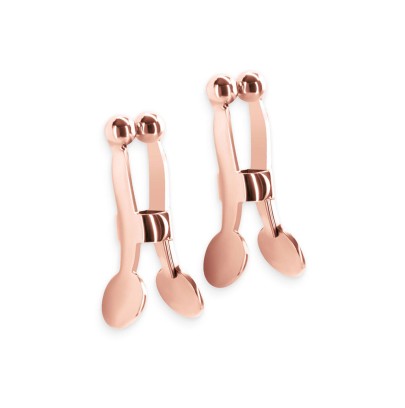 Pinces à tétons Bound rose gold