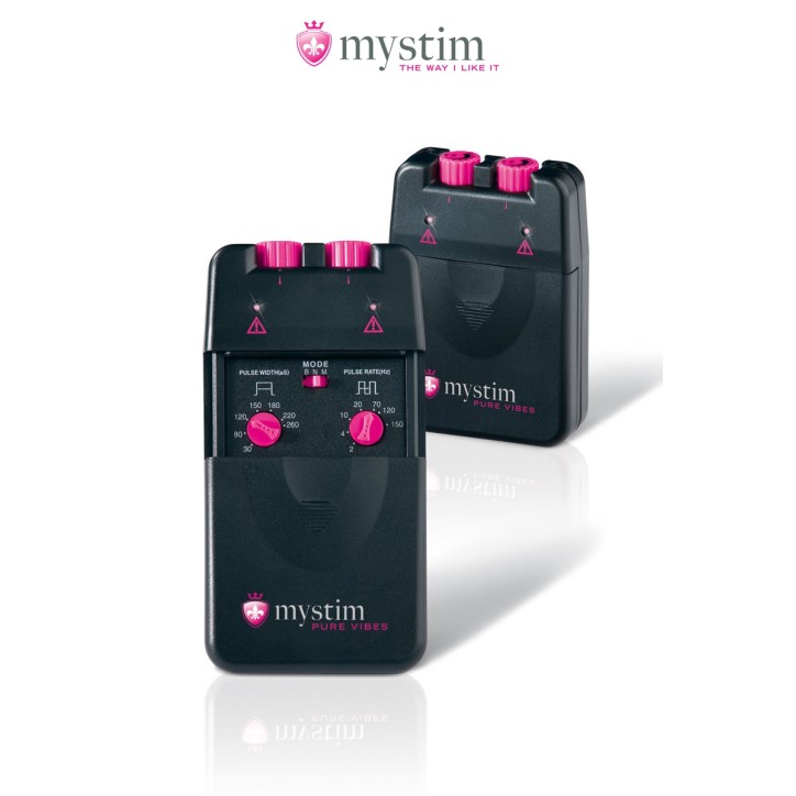 Malette électro-stimulation Pure Vibes 3 fonctions - Mystim Malette électro-stimulation Pure Vibes 3 fonctions - Mystim